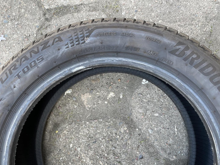 205/55R17 Bridgestone Turanza T005 komplet opon lato 7,3mm nr7275