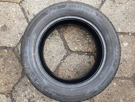 205/55R16 Barum Polaris 5 komplet opon zima 8,5mm nr6636