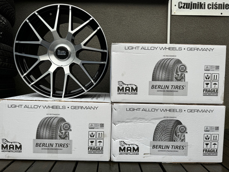 Felgi 19cali MAM Audi A3 S3 A4 A6 S4 S6 A5 S5 A8 5x112 ET30