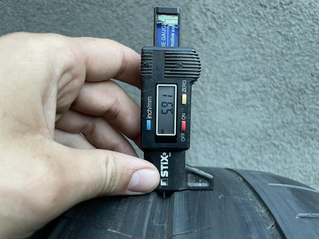 295/35R20 Kumho Ecsta PS91 pojedynka lato 5,9mm nrP222