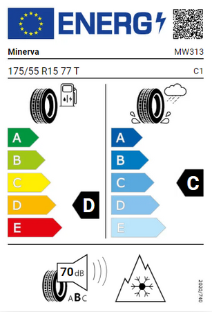175/55R15 Minerva Frostrack 77T opona zimowa montaż gratis