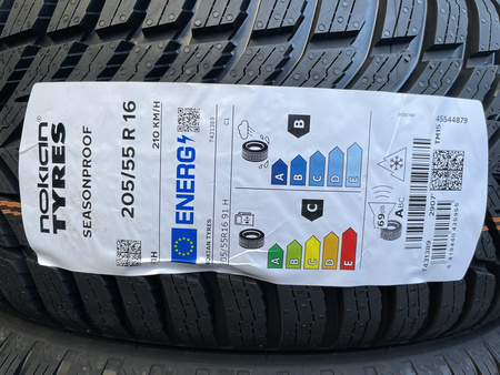 Koła 205/55R16 Citroen Aircross Berlingo C-Elysse C3 Nokian całoroczne