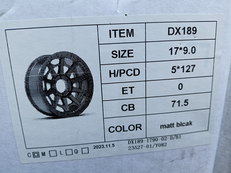 Felga 17cali Jeep Wrangler JK Grand Cherokee WJ WH WK ET0