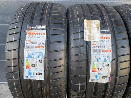 245/35R19 Hankook Ventus S1 evo 2 komplet opon lato nowe nr9050