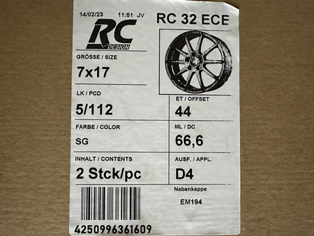 Felgi 17cali Seat Alhambra Ateca Altea Exeo Leon Tarraco 5x112