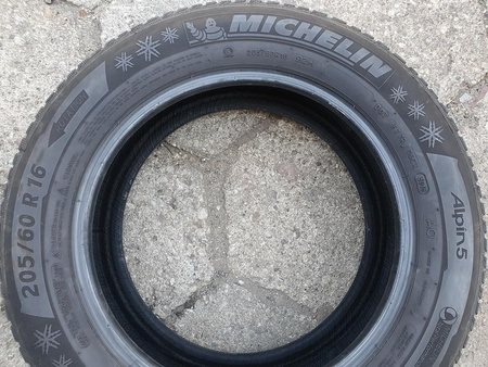 205/60R16 Michelin Alpin 5 para opon zima 5,8mm nr6640