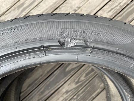 255/40R21 Pirelli Pzero XL komplet opon lato 7,0mm nr222