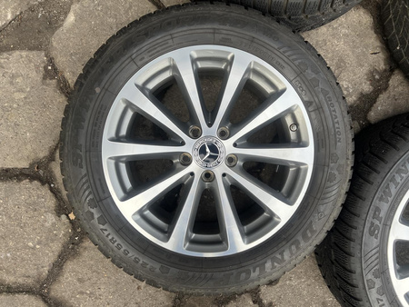 Oryginał koła 225/55R17 Mercedes E klasa W213 A213 Dunlop 6,7mm zima