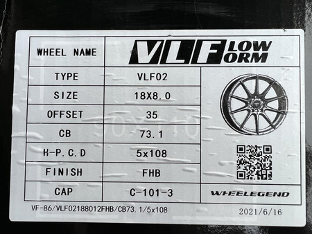 Felgi 18cali Citroen Ford Peugeot Volvo Toyota Renault 5x108