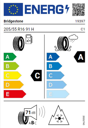 205/55R16 Bridgestone WeatherControl A005 91H opona całoroczna montaż gratis