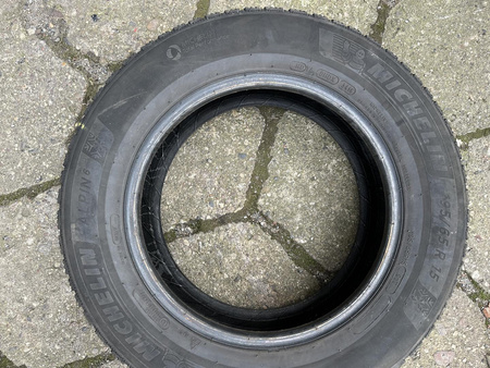 195/65R15 Michelin Alpin 6 komplet opon zima 6,3mm nr5494
