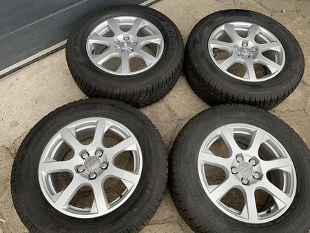 Oryginał koła 235/65R17 8R0 AUDI Q5 SQ5 S-LINE opony zima 7,6mm