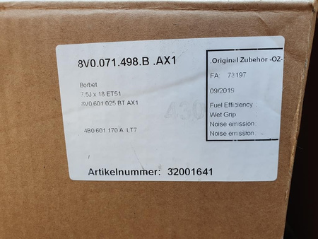 Oryginał felgi 18cali 8V0 Audi A3 S3 S4 5x112 ET51