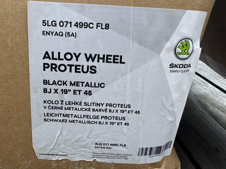 Oryginał felgi 19cali 5LA Skoda Karoq Octavia Superb Enyaq 5x112