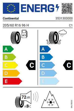 205/60R16 Continental ContiWinterContact TS830P XL 96H opona zimowa montaż gratis