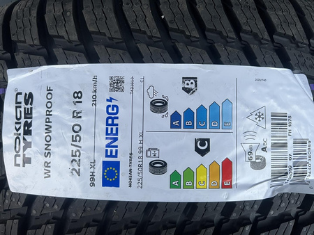 Oryginał koła 225/50R18 4G0 Audi A6 C6 C7 5x112 Nokian zima nowe