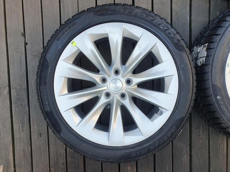 Oryginał koła 245/45R19 Tesla S Aeroturbine 5x120 Pirelli zima nowe