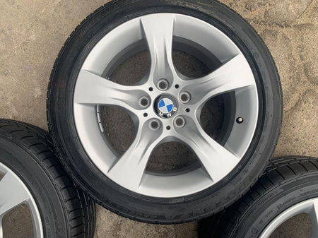 Oryginał koła 225/45R17 17cali BMW 3 E90 E91 E92 E93 opony lato 8,6mm