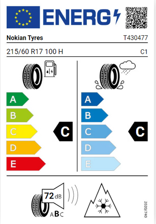 215/60R17 Nokian WR SUV 4 XL 100H opona zimowa montaż gratis