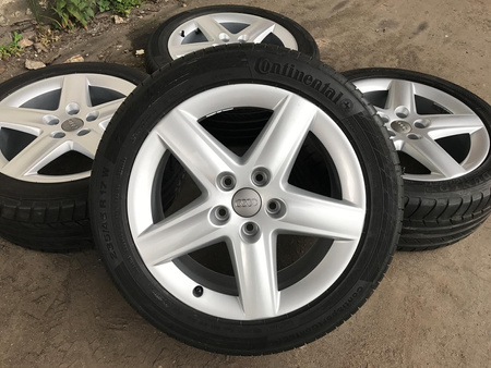 Oryginał koła felgi 235/45 17 cali audi 8P0 A3 S3 A4 B6 B7 Vw passat 6,8mm