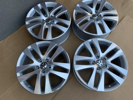 5N0 Oryginał Nowe Felgi 18 5x112 Vw Tiguan Passat Audi Q3 Skoda Kodiaq nr835