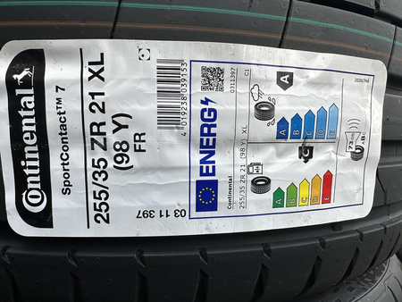 Oryginał koła 255/35 285/30 21cali Mercedes S W223 AMG Continental