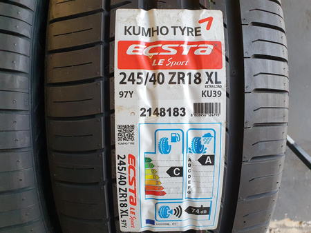 245/40R18 Kumho Ecsta LE Sport XL para opon lato nowe nr8744