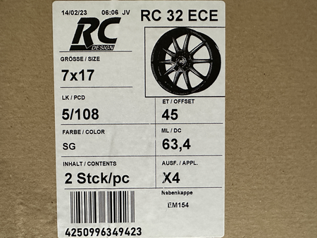 Felgi 17cali Ford C-Max Escape Focus Mondeo Puma 5x108 ET45