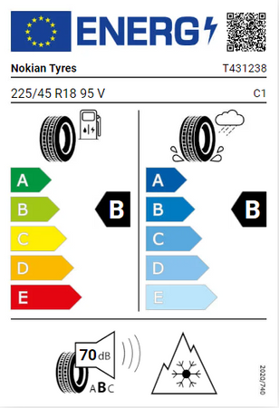 225/45R18 Nokian Wr Snowproof P 95V XL opona zimowa montaż gratis