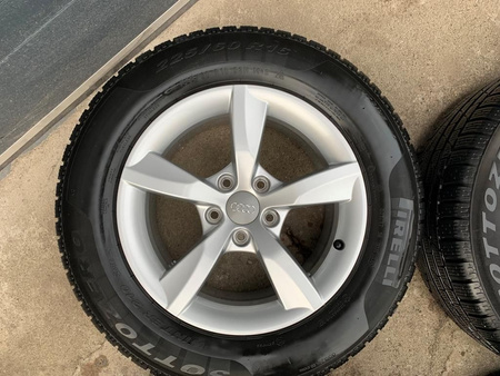 Oryginał Koła 225/60 16cali 4G0 Audi A6 C7 S-line A4 A5 Opony Zima 8mm