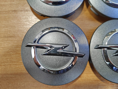 Oryginał dekielki zaślepki kołpaczki kapsle Opel 13347294 grafitowe