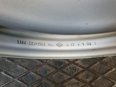 Felgi stalowe 15cali Smart ForFour ForTwo 4x100 5,0x15 5,5x15