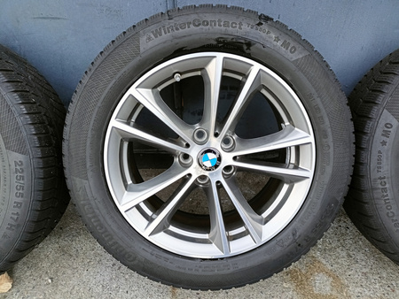 Oryginał koła 225/55R17 BMW 5 G30 G31 2 3 4 7 Continental zima 7,2mm