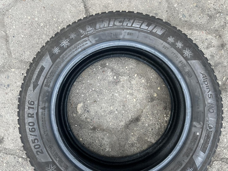 205/60R16 Michelin Alpin 5 komplet opon zima 7,5mm nr6485