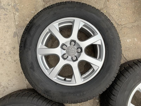 Oryginał koła 235/65R17 8R0 AUDI Q5 SQ5 S-LINE opony zima 7,6mm