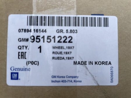 Oryginalne felgi 19cali Opel Antara Chevrolet Captiva 5x115 et45