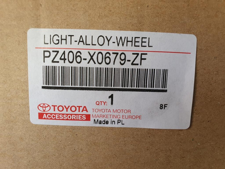 Felgi 18cali Lexus ES IS GS LM LS UX 5x114,3 ET45