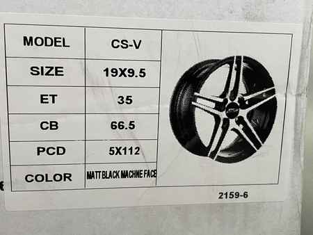 Felgi 19cali Audi A4 BMW G30 Ford Mercedes Seat Skoda Vw 5x112