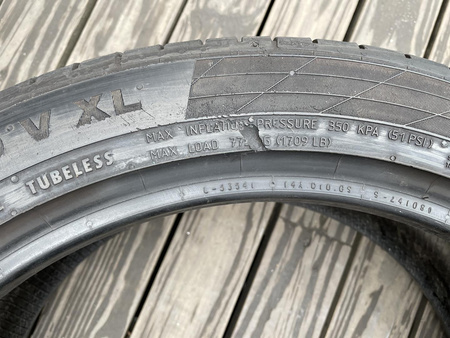 235/45R19 Continental ContiSportContact XL para opon lato 6,4mm nr9072