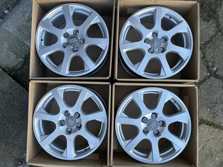 Oryginał Felgi 17cali 8R0 AUDI Q5 S-LINE 8R A4 B8 B9 A5 A6 C6 C7