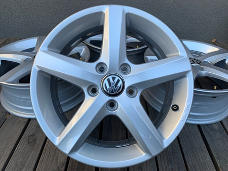 5G0 Oryginał Nowe Felgi 16 5x112 Vw Tiguan Golf 7 Touran Passat Sharan