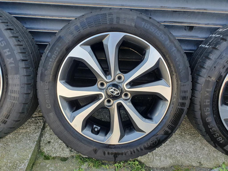Oryginał koła 185/55R15 Hyundai I10 4x100 Continental lato 6,6mm