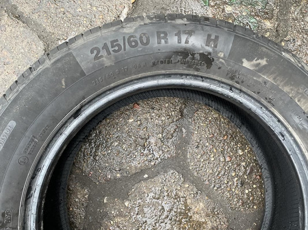 215/60R17 Continental ContiPremiumContact 3 para opon lato 6,3mm 7211