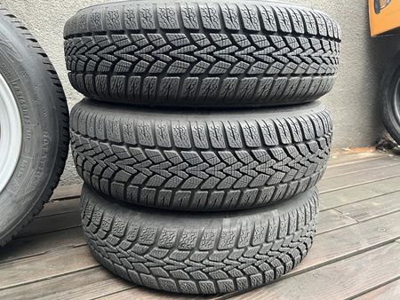 Koła stalowe 185/60R15 165/65R15 Smart ForFour ForTwo Dunlop 7,3mm zima