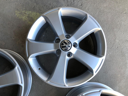 Oryginał felgi 17 cali vw 1K8 scirocco golf gti gtd 5 6 7 passat B6 B7 touran tiguan 5x112 nr719