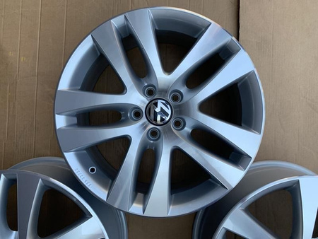 5N0 Oryginał Nowe Felgi 18 5x112 Vw Tiguan Passat Audi Q3 Skoda Kodiaq nr835