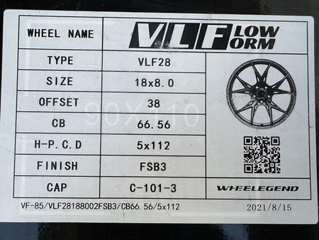 Felgi 18cali Audi BMW Mercedes Seat Skoda Vw Ford 5x112 et38