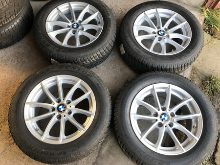 Oryginalne koła 5X120 ET32 7,5X17 BMW X3 F25 X4 F26 Opona Zima 225/60