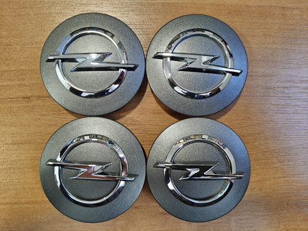 Oryginał dekielki zaślepki kołpaczki kapsle Opel 13347294 grafitowe