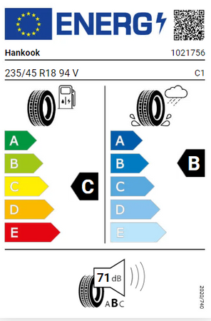 235/45R18 Hankook Ventus Prime 3 94V opona letnia montaż gratis